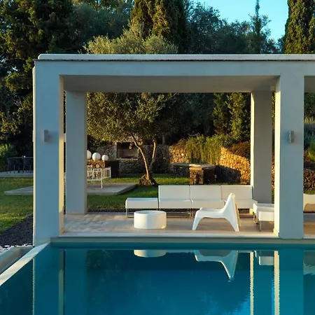 Super Luxury Corfu Villa Eve Private Pool Sea View 4 Bdr Kastania Villa Ágios Márkos